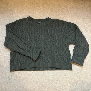 Women’s Cropped Cable-Knit Sweater - Wild Fable